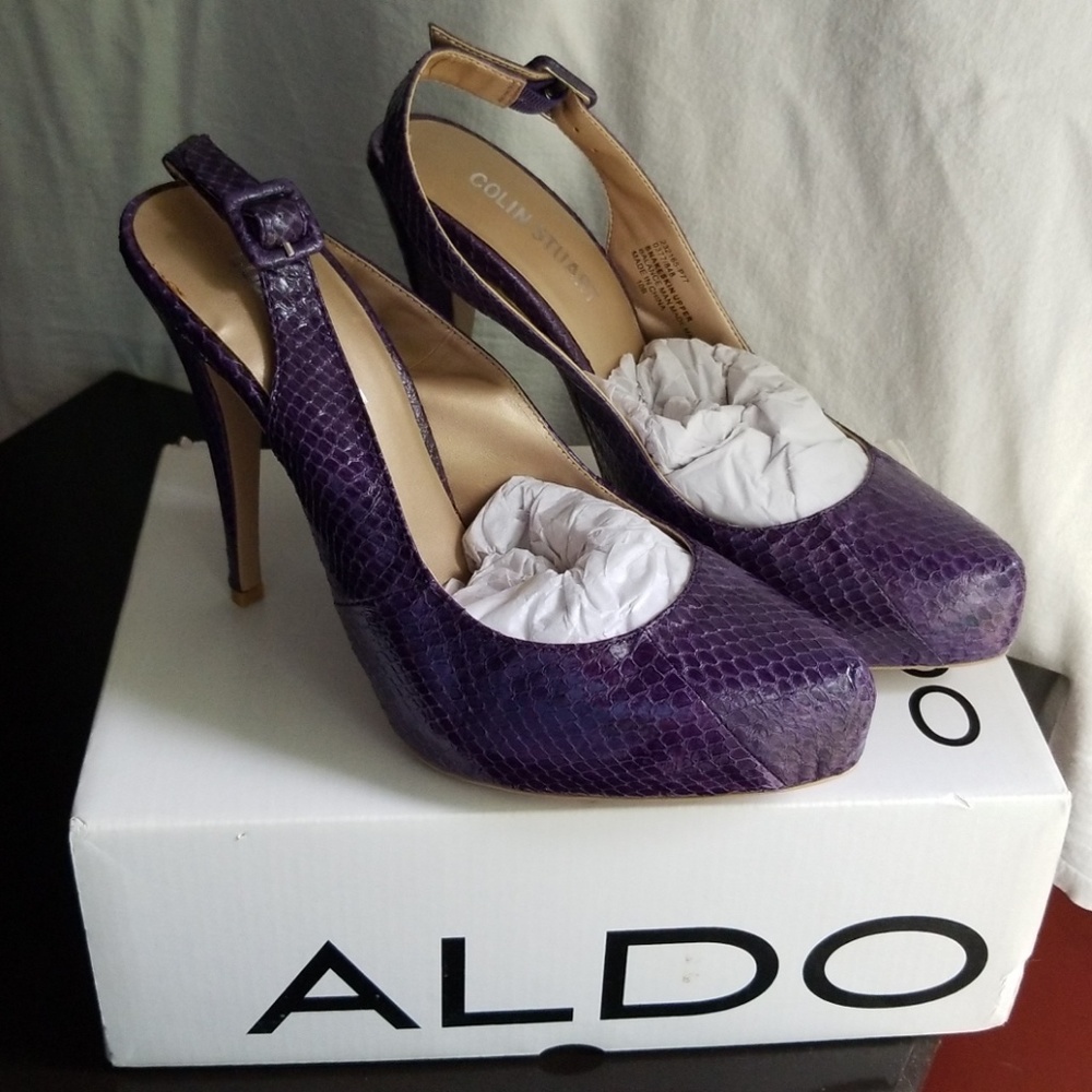 Colin Stuart Snakeskin heels
